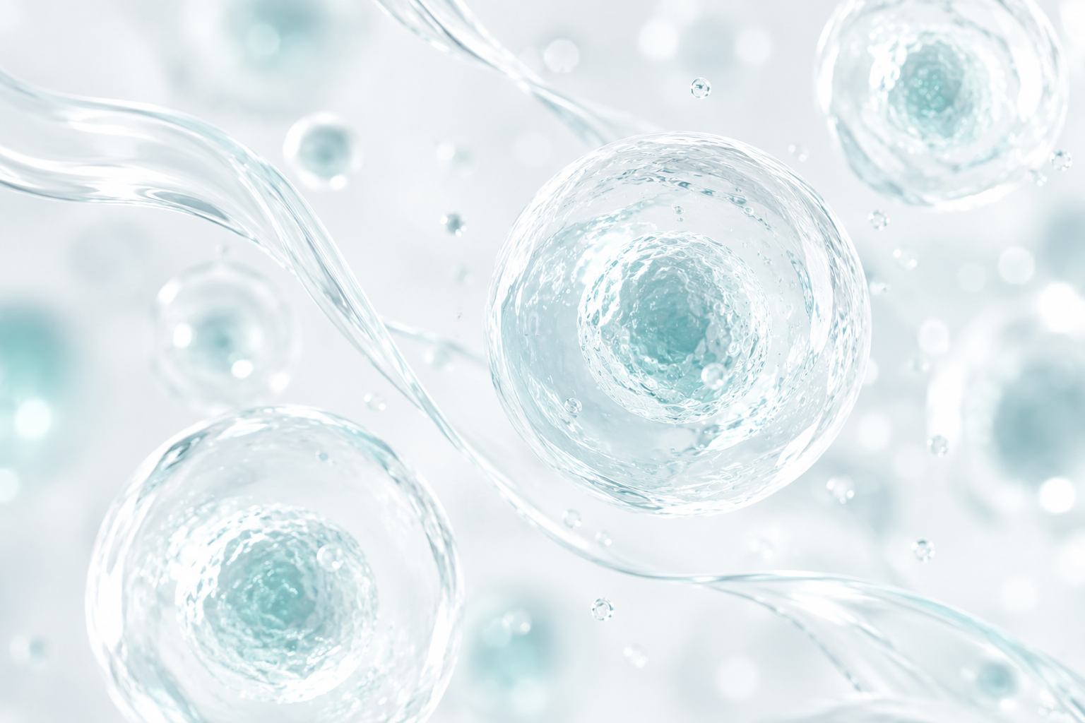 Abstract translucent cellular forms
